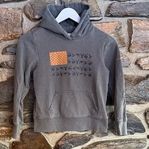 Columbia Gray Hoodie with wildlife Graphic